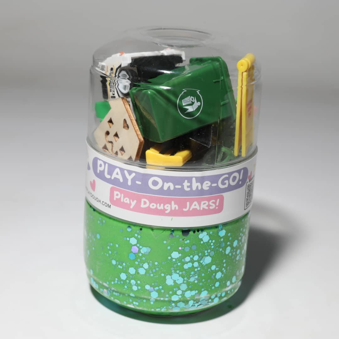 X Trash truck  PLAY DOUGH - Jar!