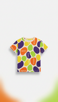 Printed Cotton Tee With Secret Pocket