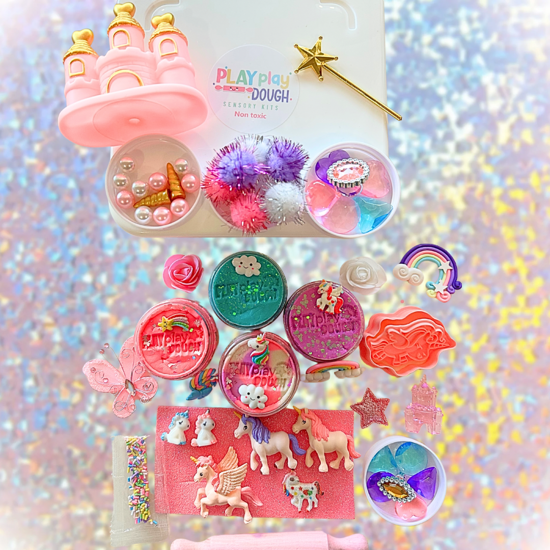 X Unicorn Sensory Play Dough Kit