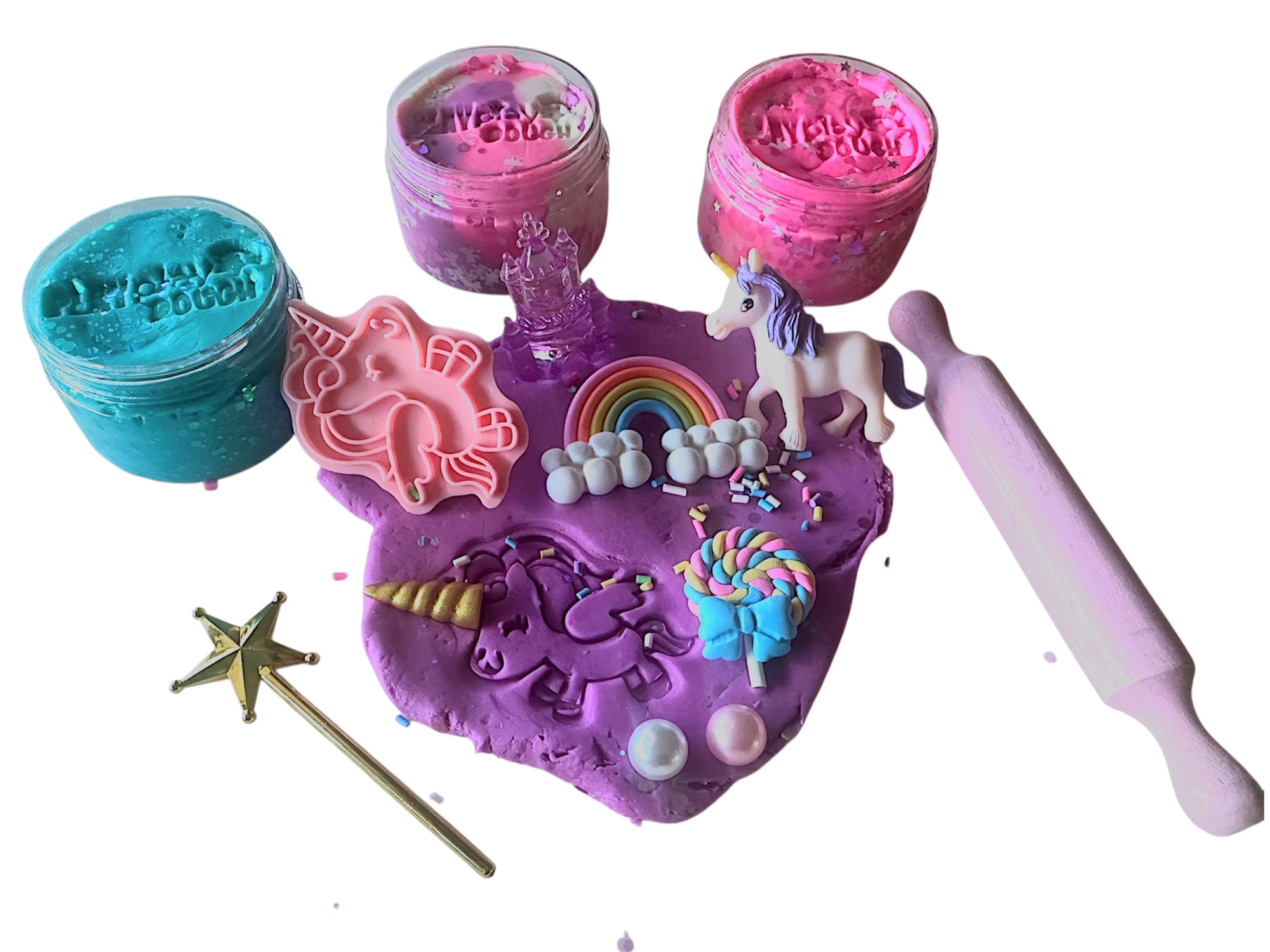 Unicorn Sensory Play Dough Kit