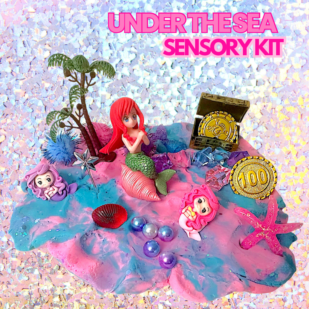 Mermaid Sensory Play Dough Kit