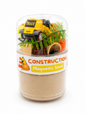 rab and go construction sand kit with soft sensory sand and fun job site pieces