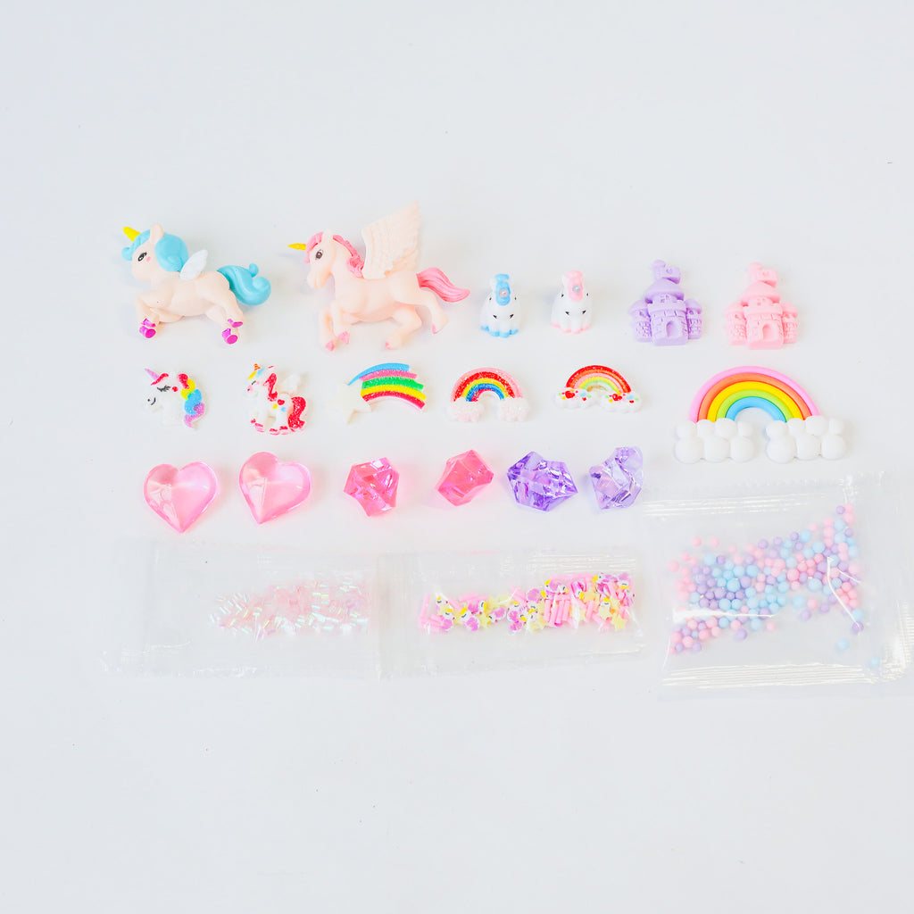 DIY Unicorn Clear Slime
