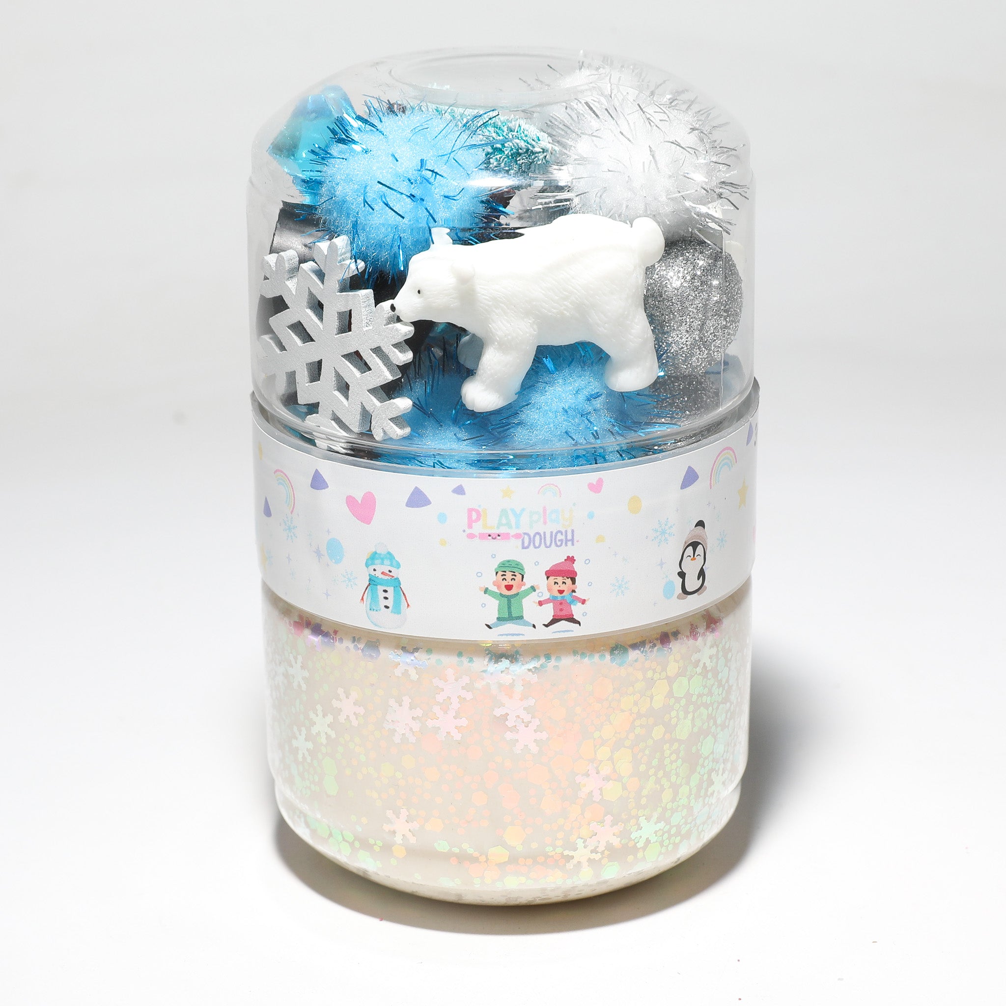 X Winter Ice Play Dough