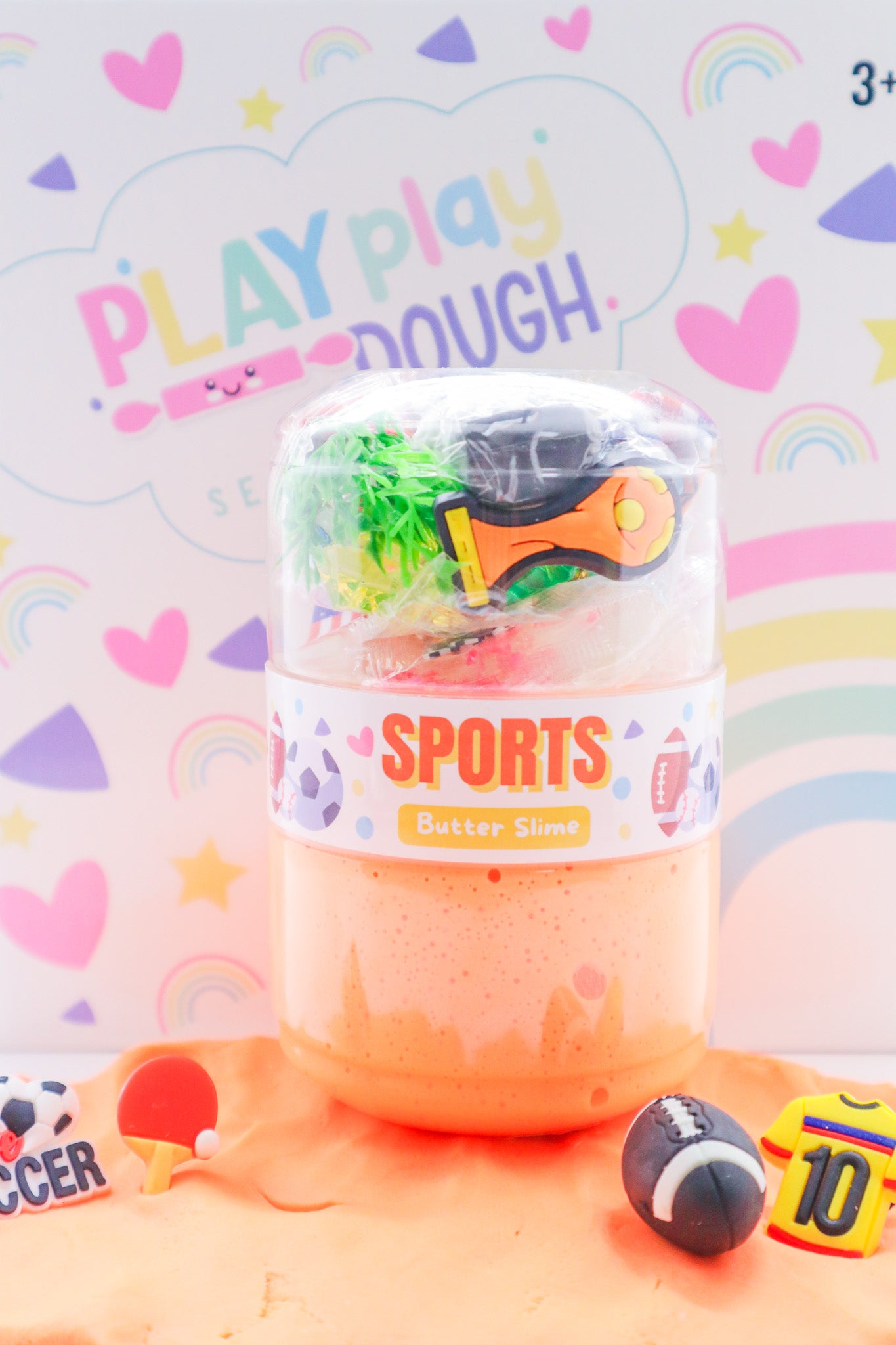 DIY Soccer Butter Slime