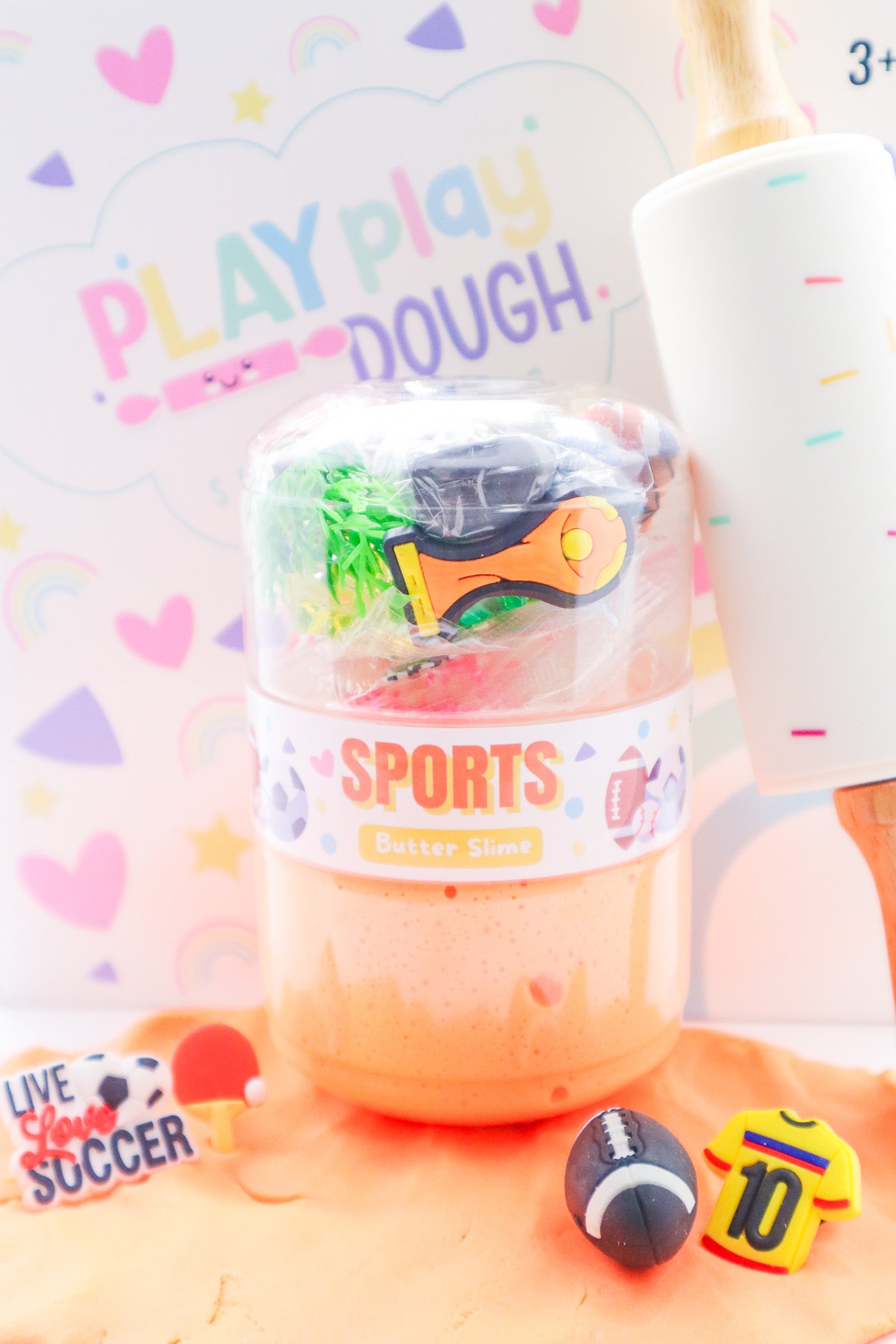 DIY Soccer Butter Slime