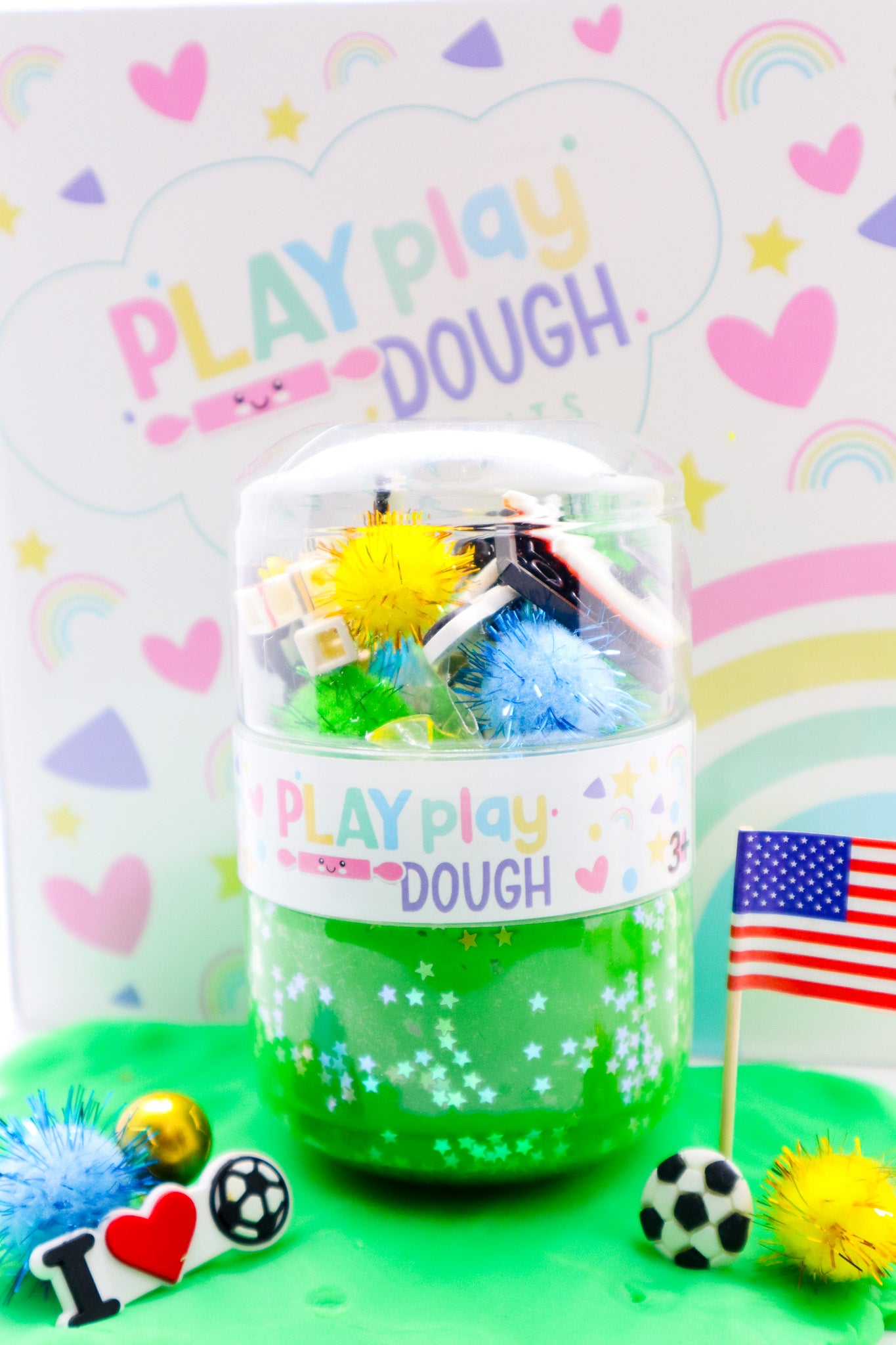 Soccer Play Dough