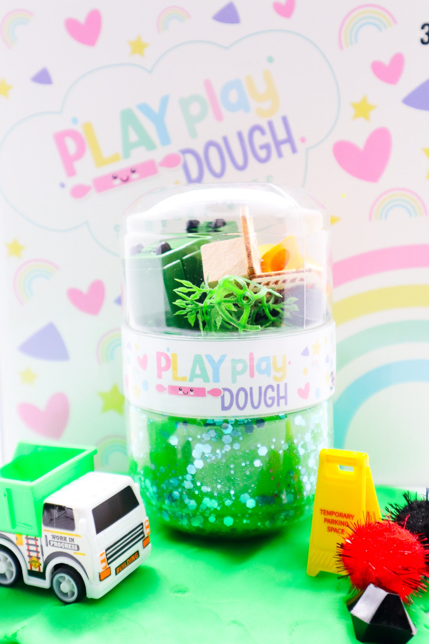 Trash Truck Play Dough