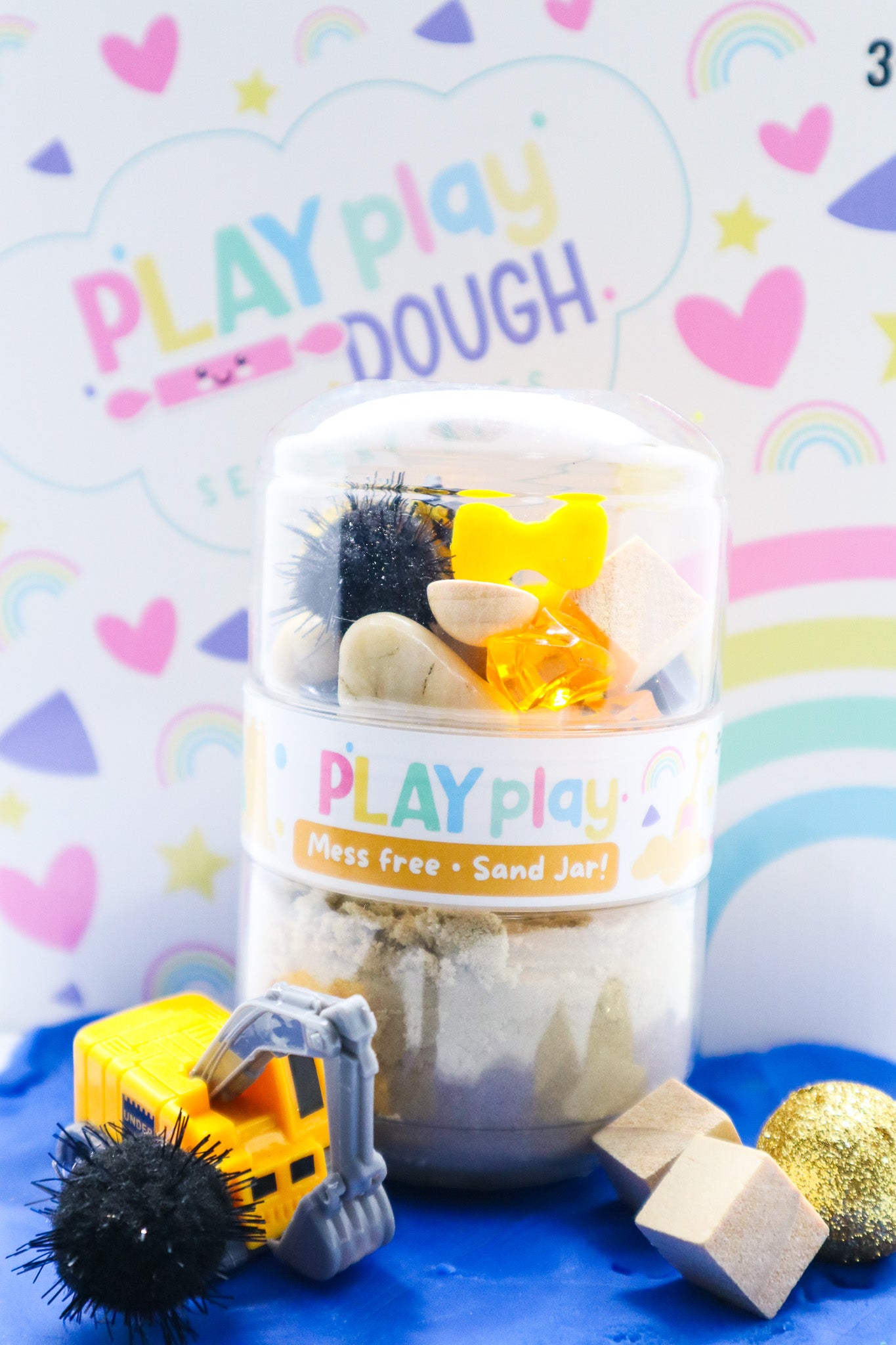 Construction Fun Sand Jar