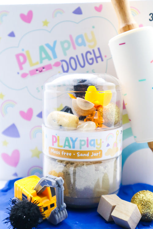 Construction Fun Sand Jar