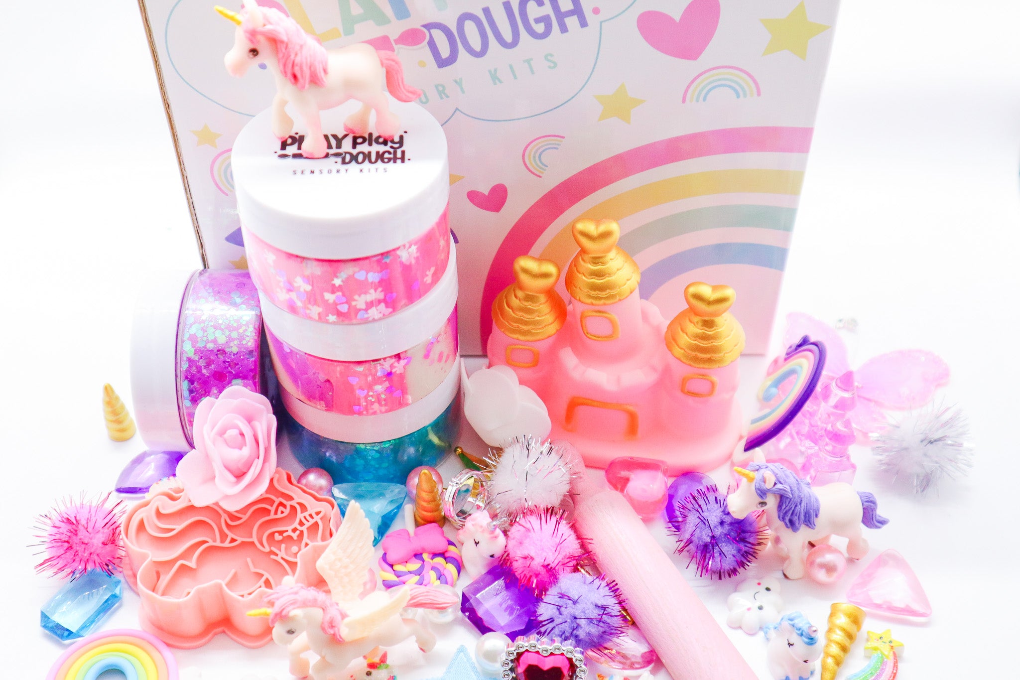 X Unicorn Sensory Play Dough Kit