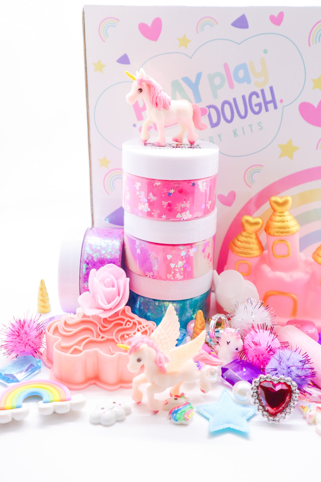 X Unicorn Sensory Play Dough Kit