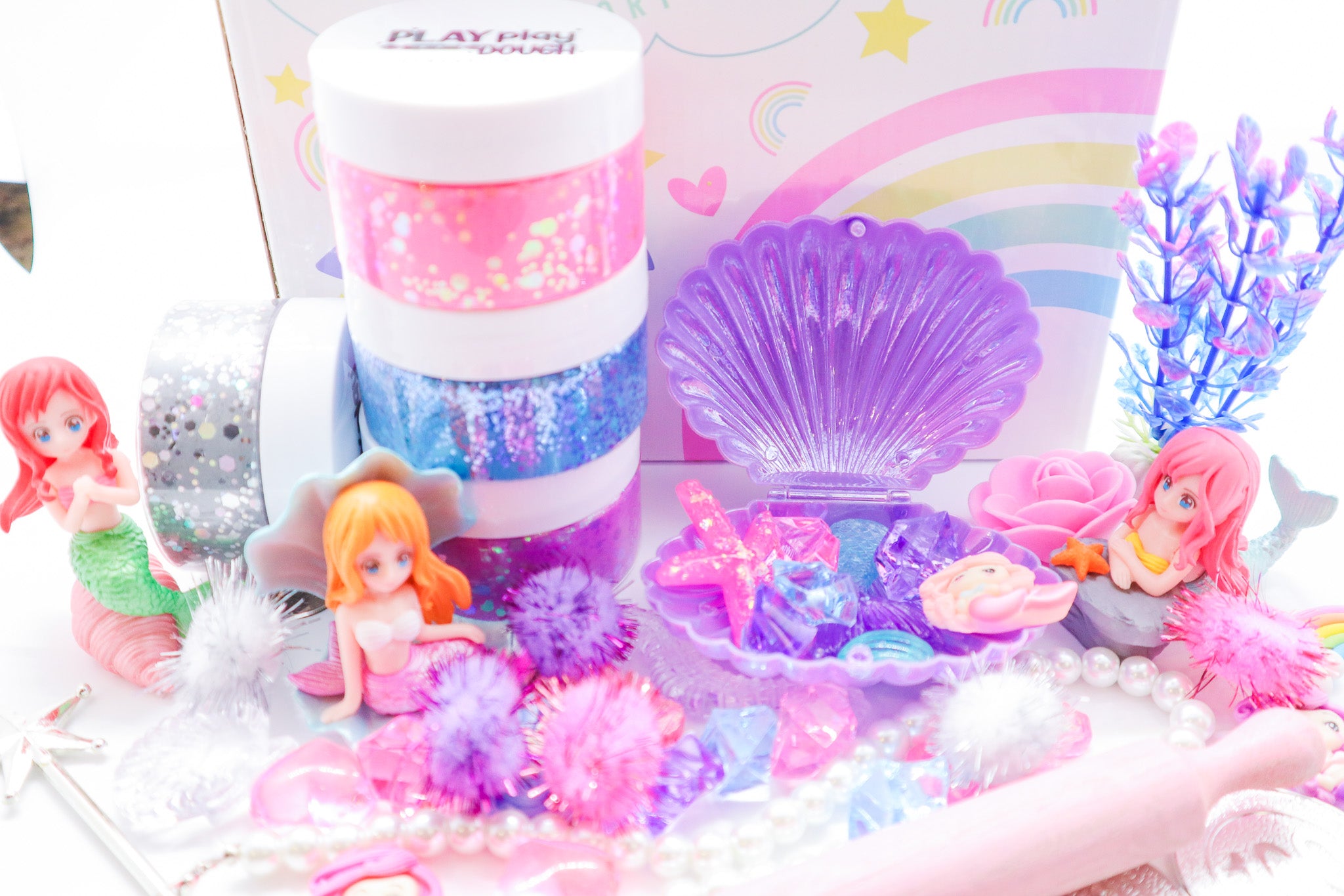 X Mermaid Sensory Play Dough Kit