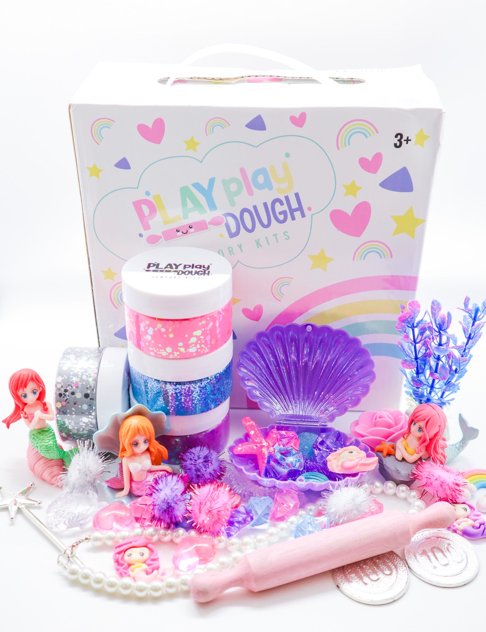 Mermaid Sensory Play Dough Kit