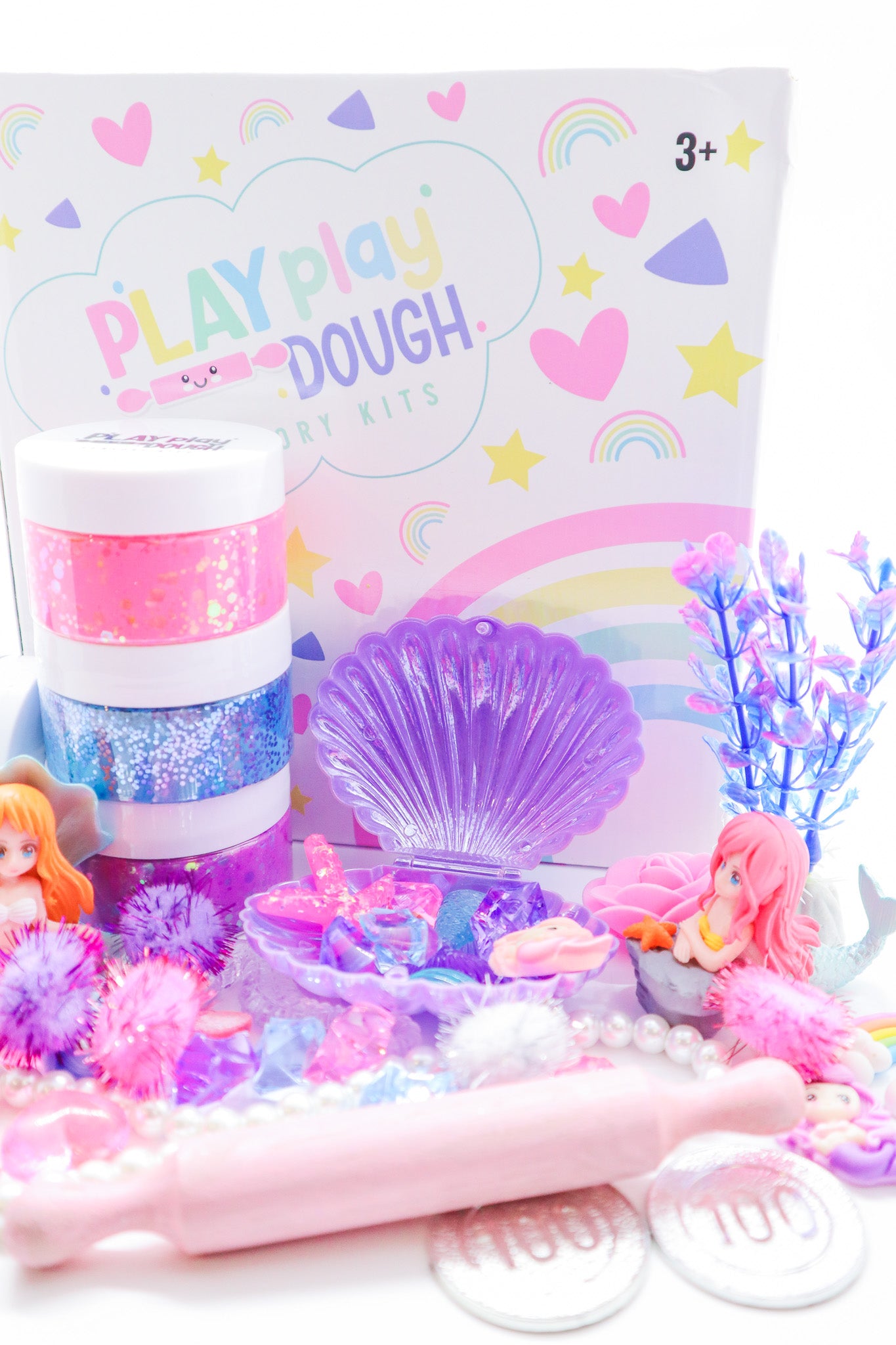 Mermaid Sensory Play Dough Kit