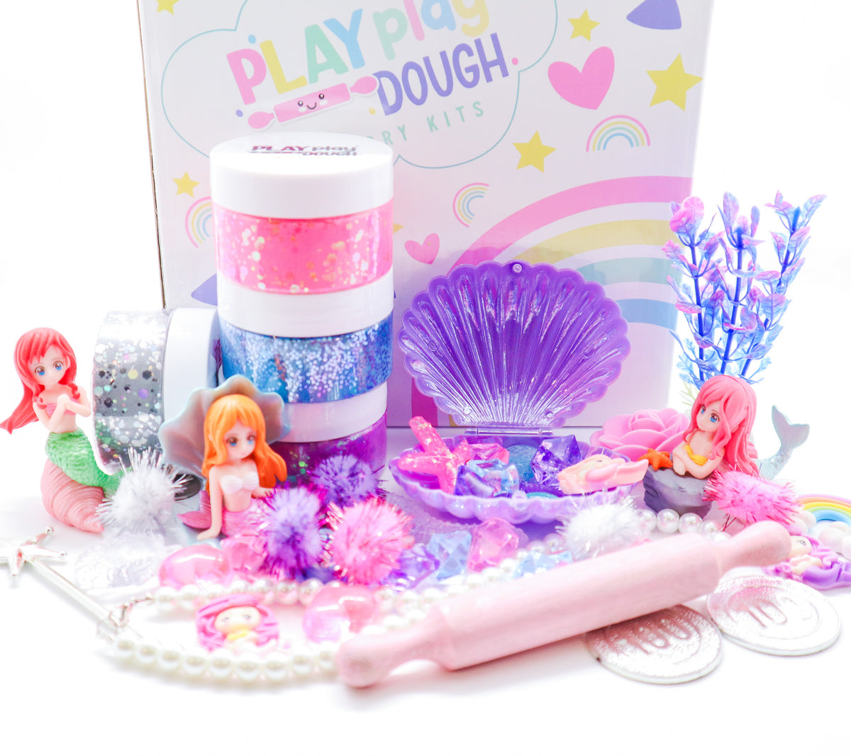 X Mermaid Sensory Play Dough Kit