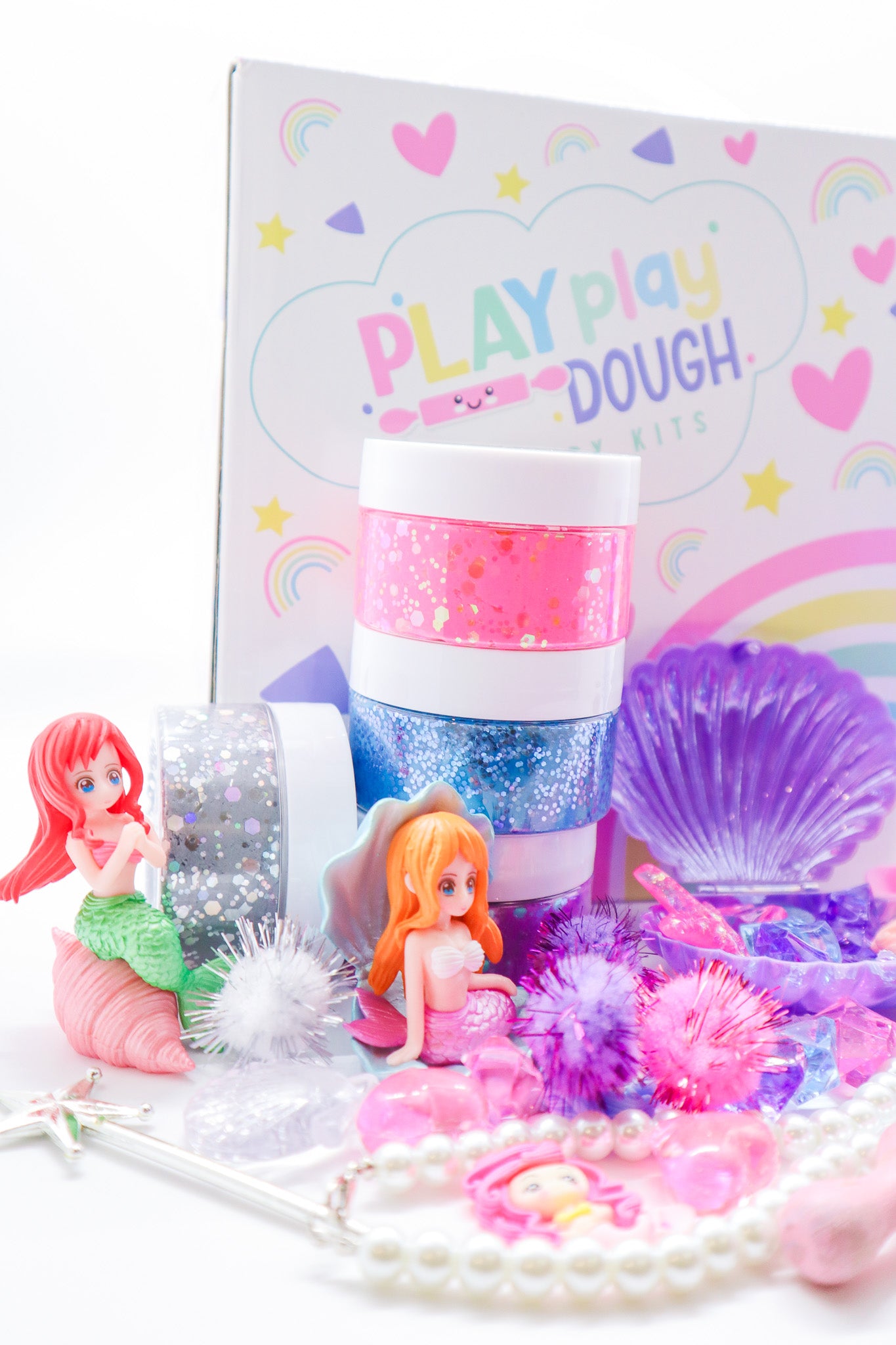 Mermaid Sensory Play Dough Kit