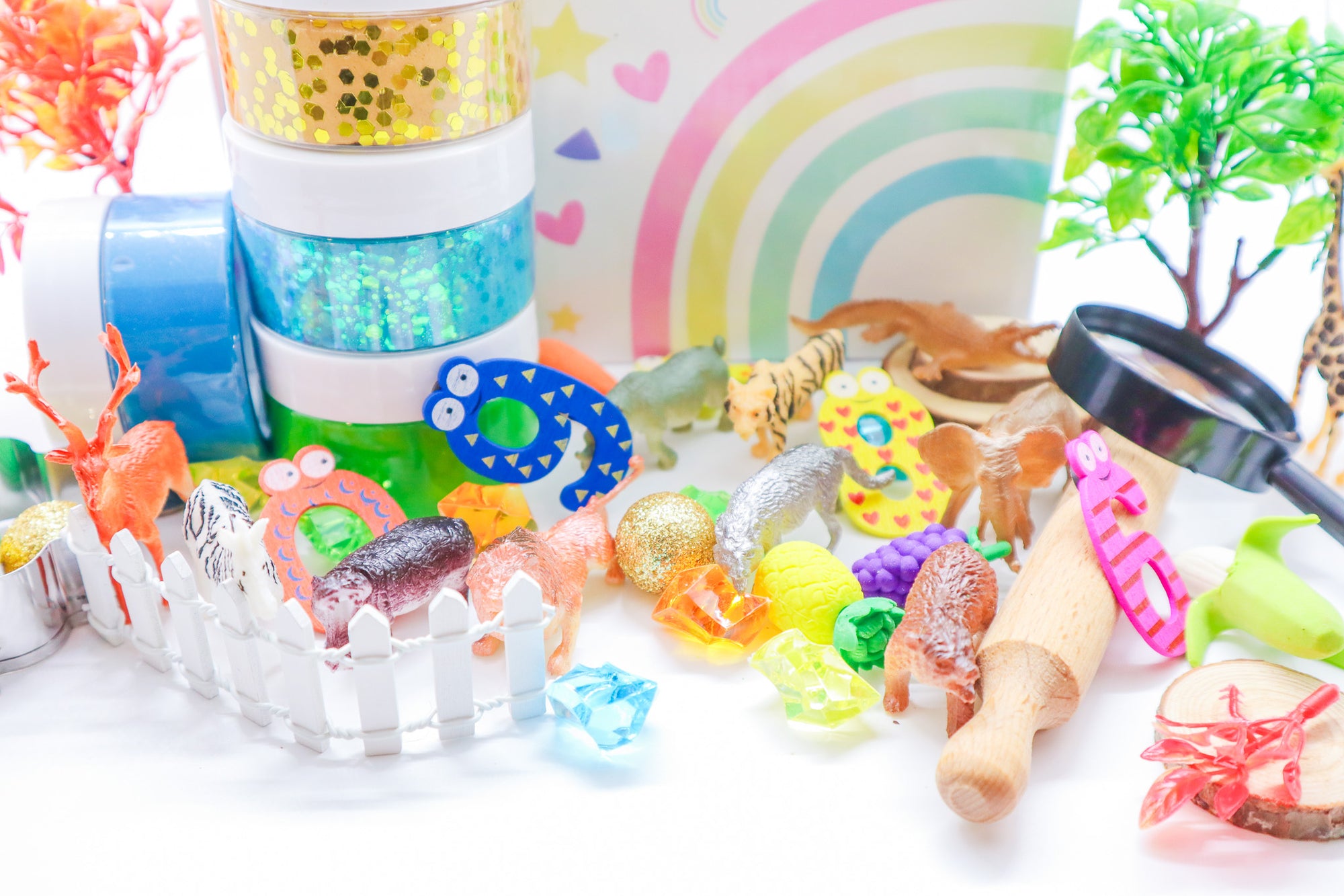Zoo Animal Play Dough Sensory Kit