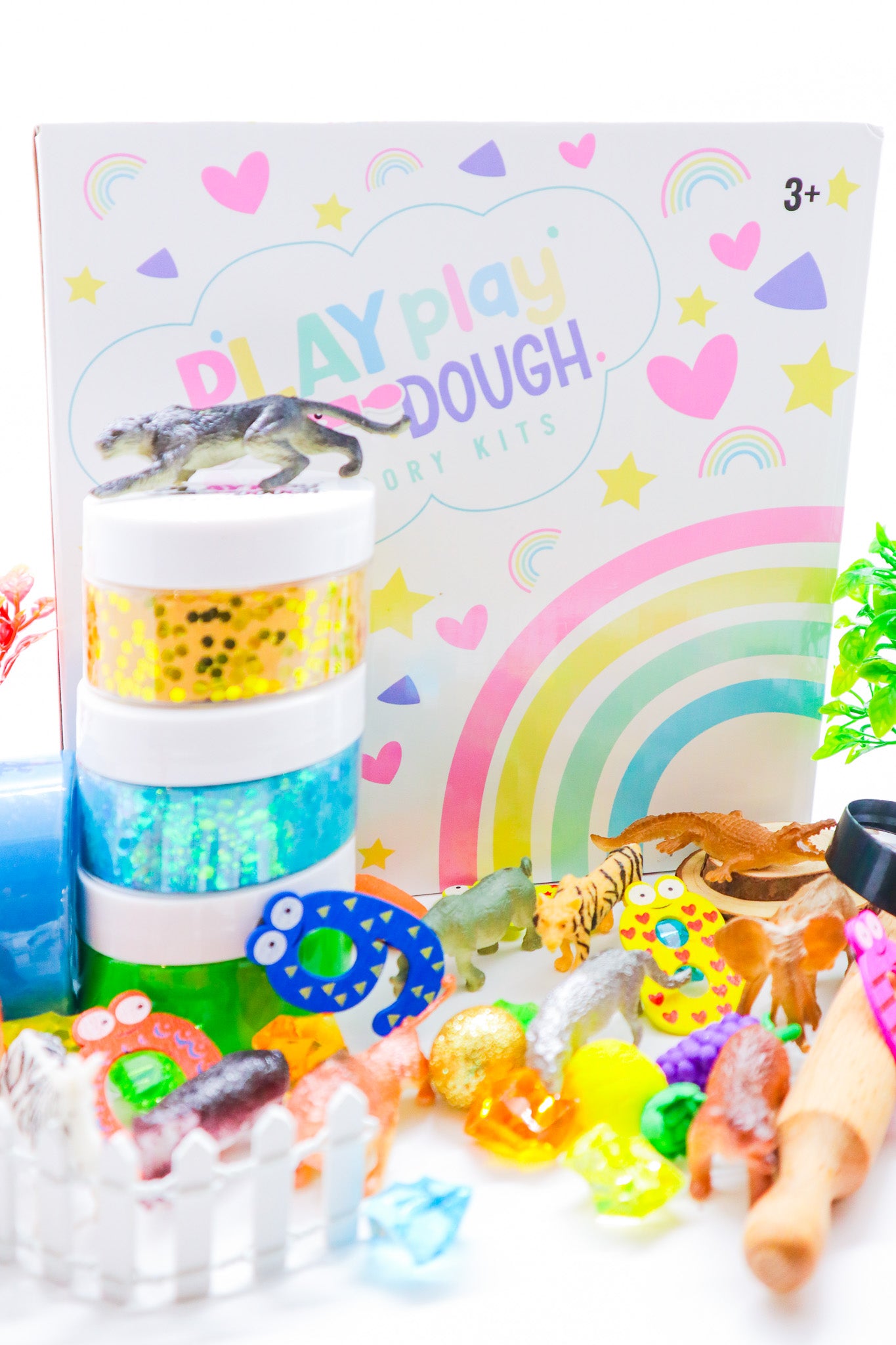 Zoo Animal Play Dough Sensory Kit