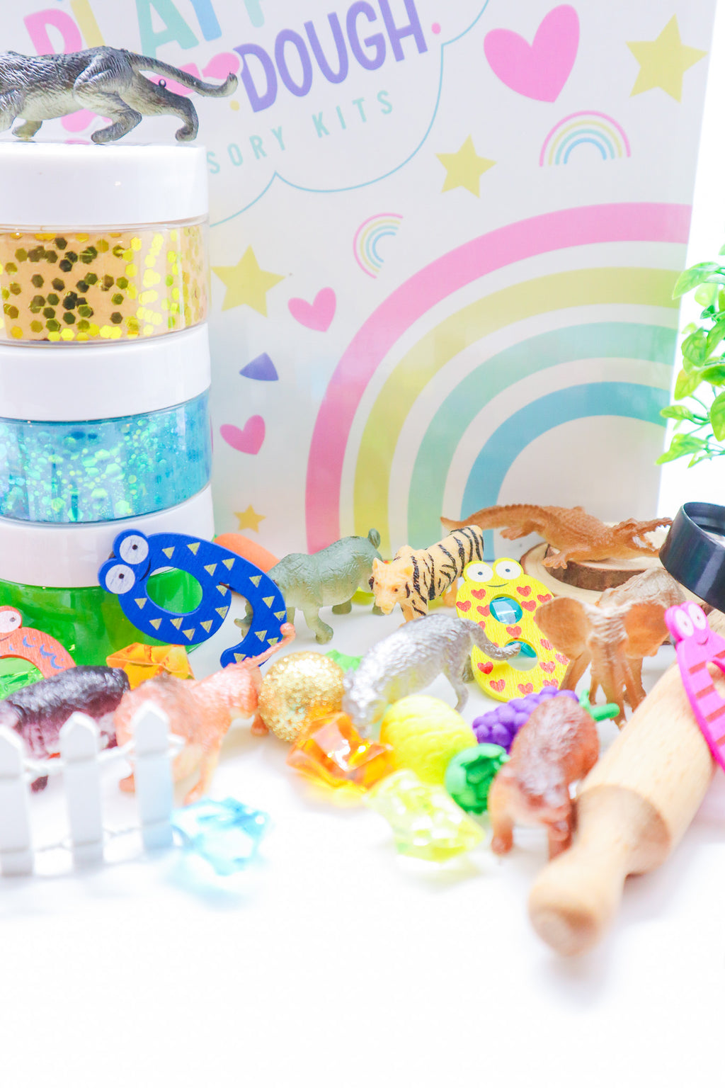 Zoo Animal Play Dough Sensory Kit