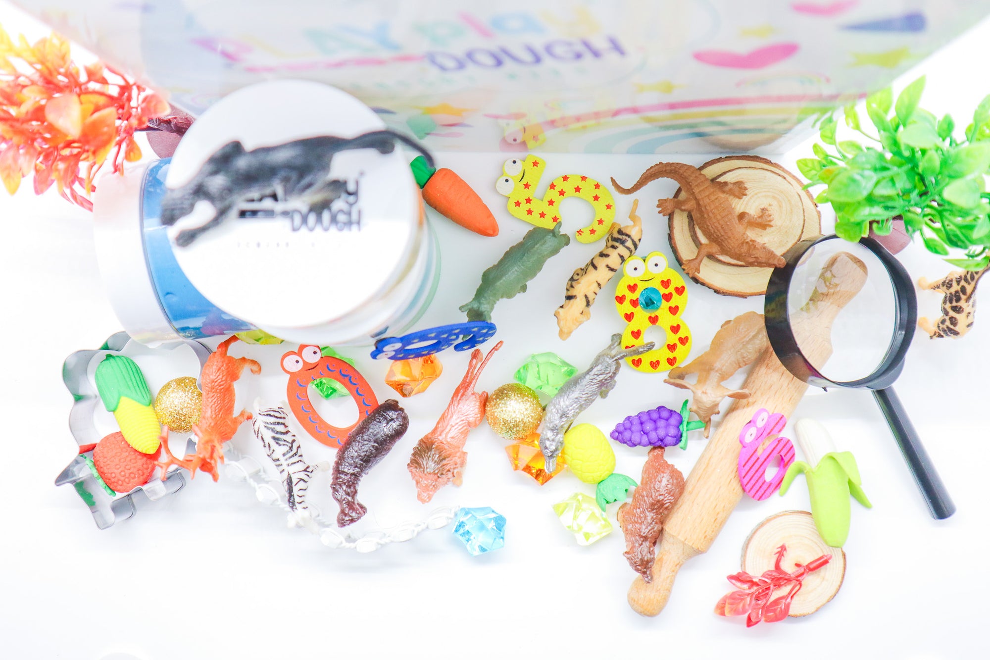 Zoo Animal Play Dough Sensory Kit