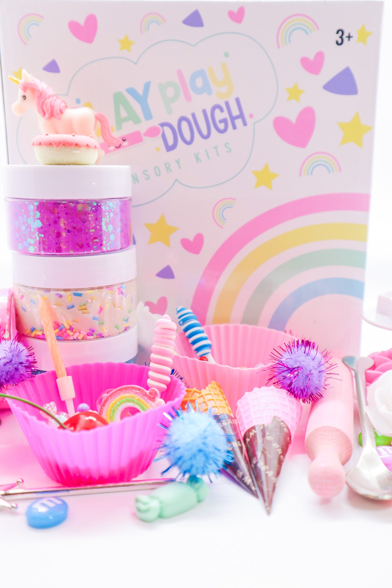 X Ice Cream Play Dough Sensory Kit