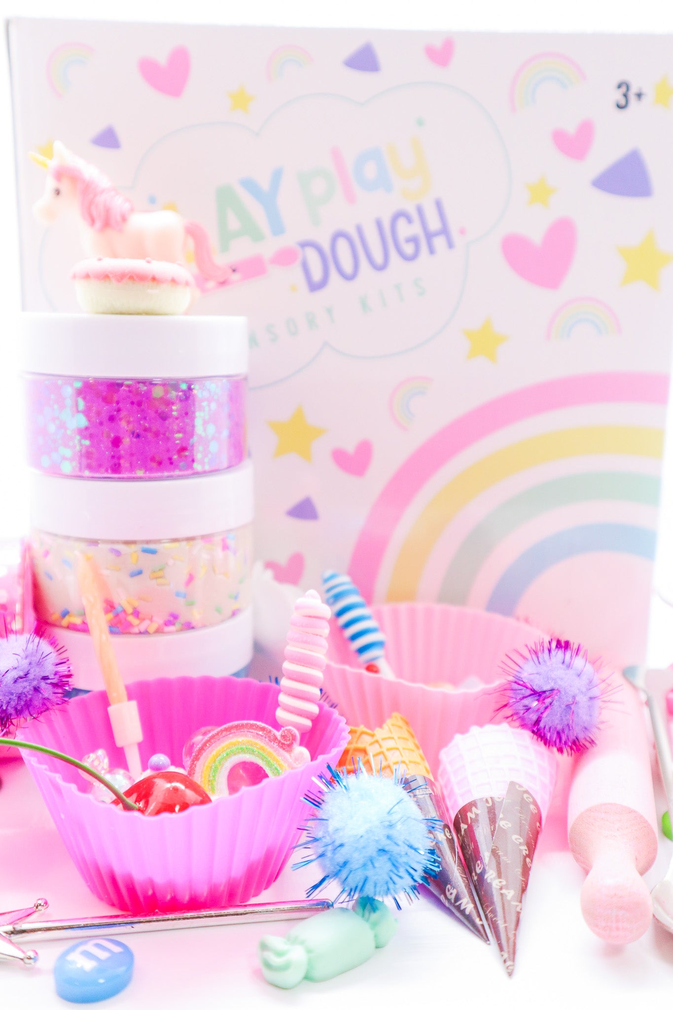 X Ice Cream Play Dough Sensory Kit