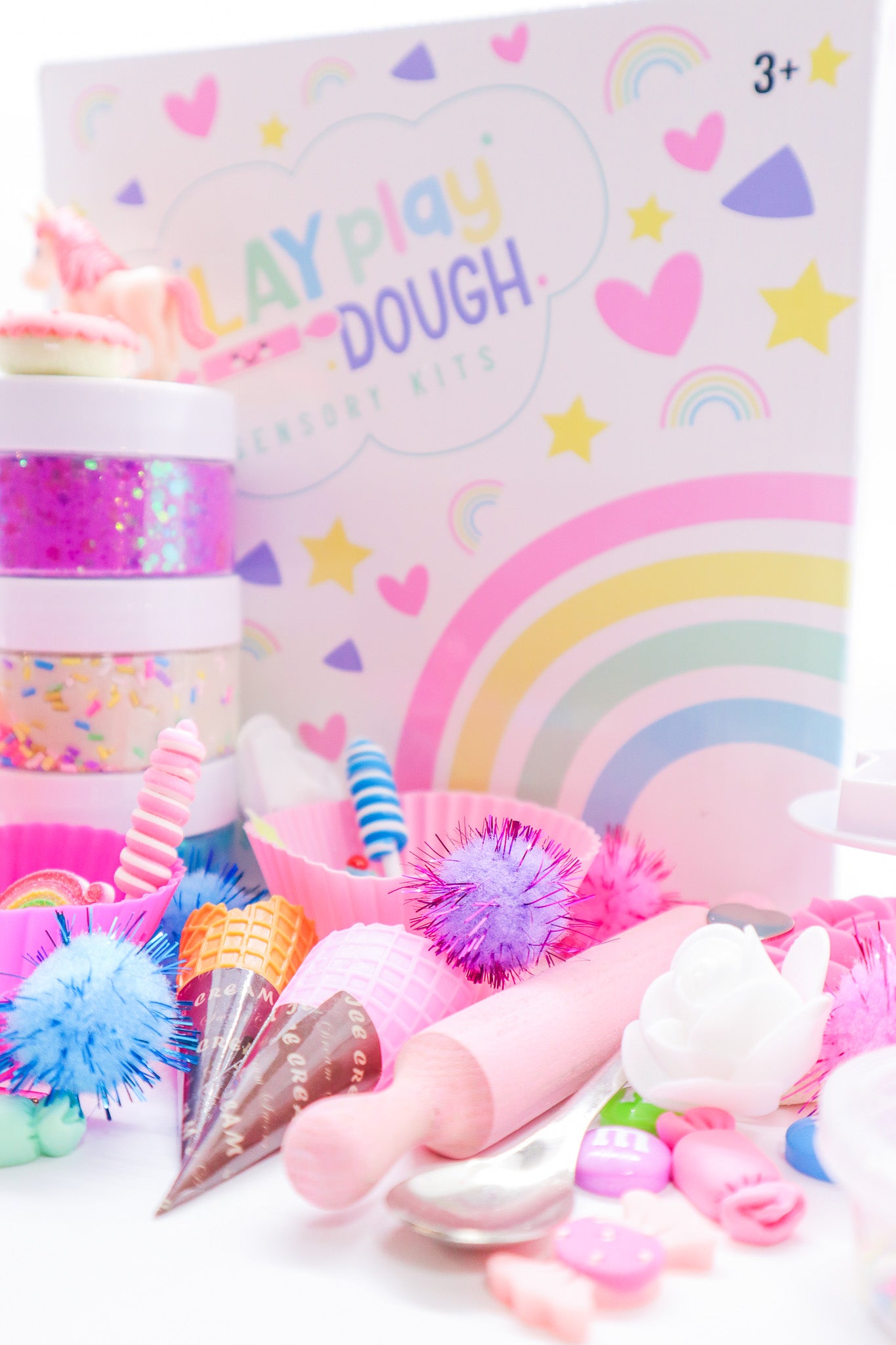X Ice Cream Play Dough Sensory Kit