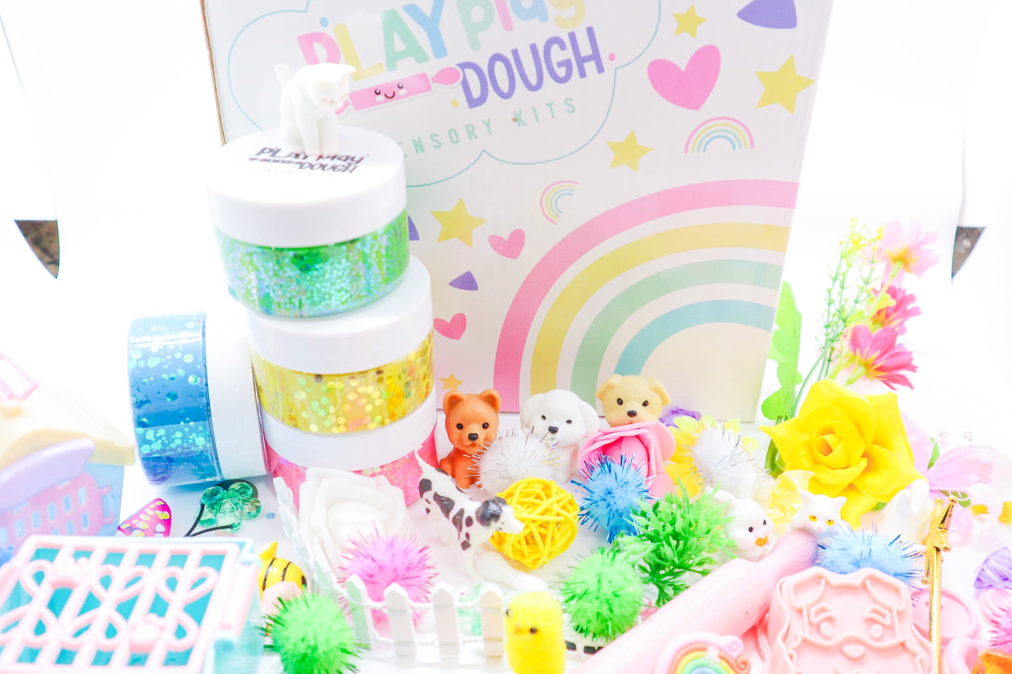 X Spring Pet Sensory Play Dough Kit