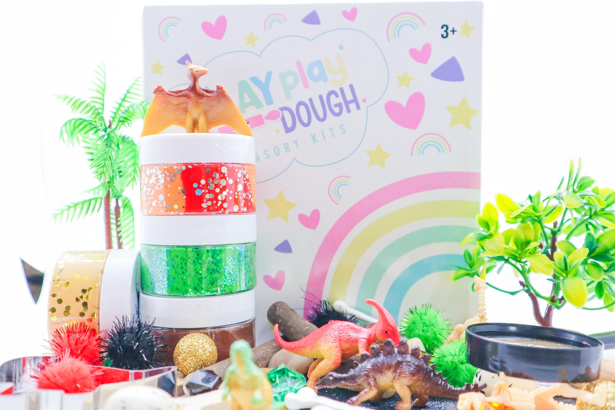 Dino Sensory Play Dough Kit