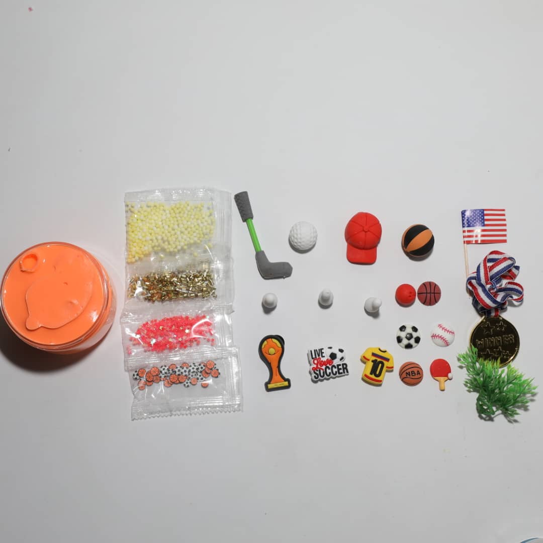 DIY Soccer Butter Slime