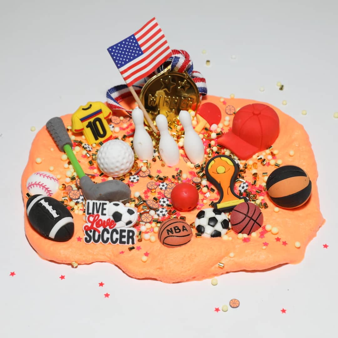 DIY Soccer Butter Slime
