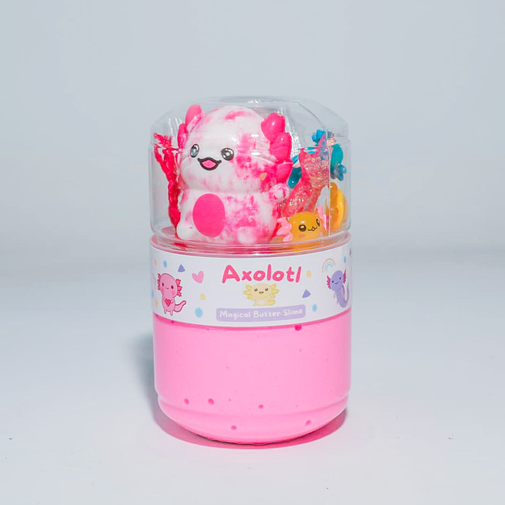 DIY Axolotl Butter Slime