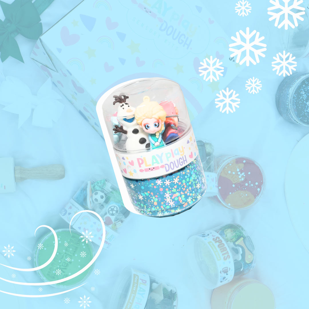 Winter Princess Play Dough