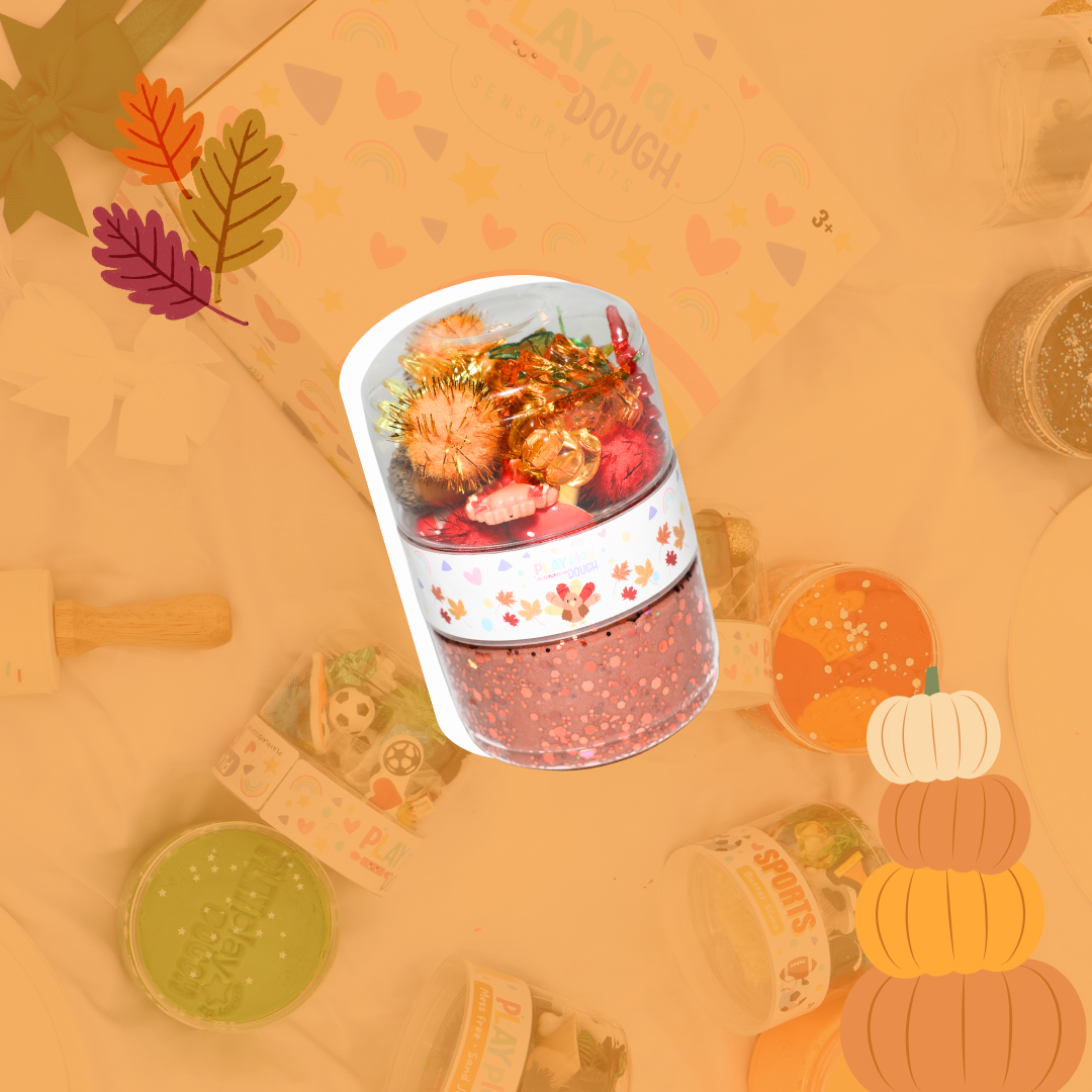 Fall Theme Play Dough