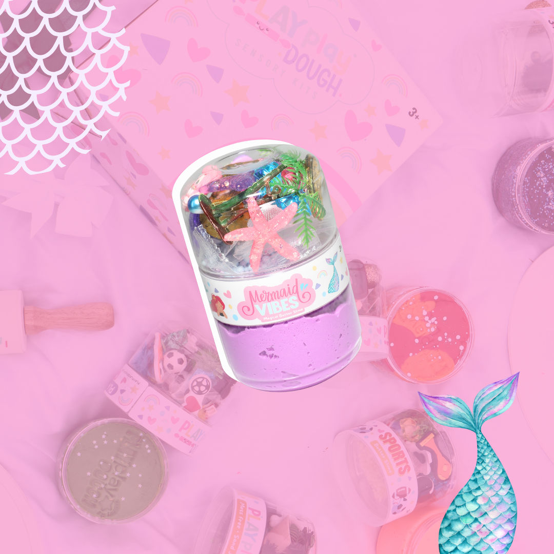 DIY Mermaid Butter Slime