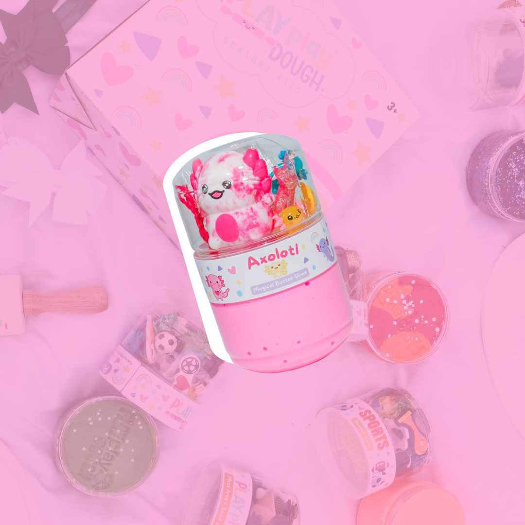 X DIY Axolotl Butter Slime