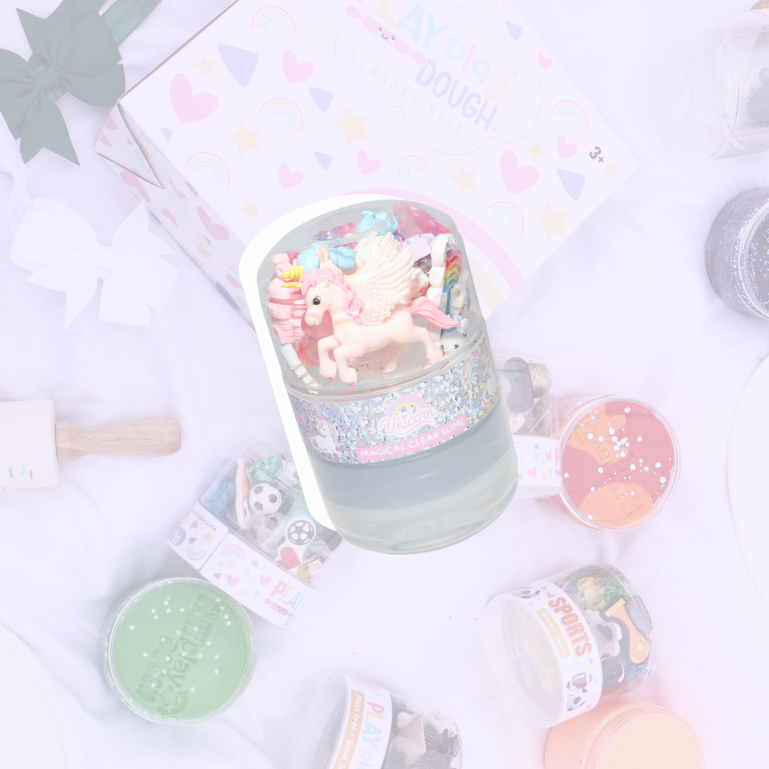 DIY Unicorn Clear Slime