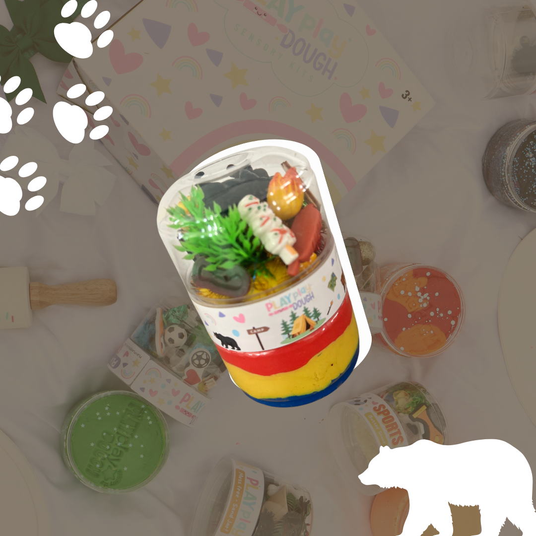 Mountain Bear Play Dough